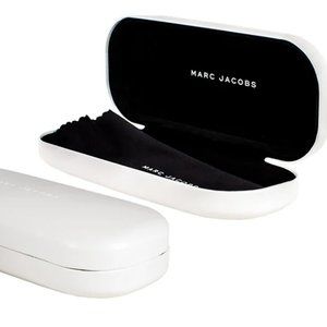 Marc Jacobs Eyewear White Hard Cell Sunglasses Case